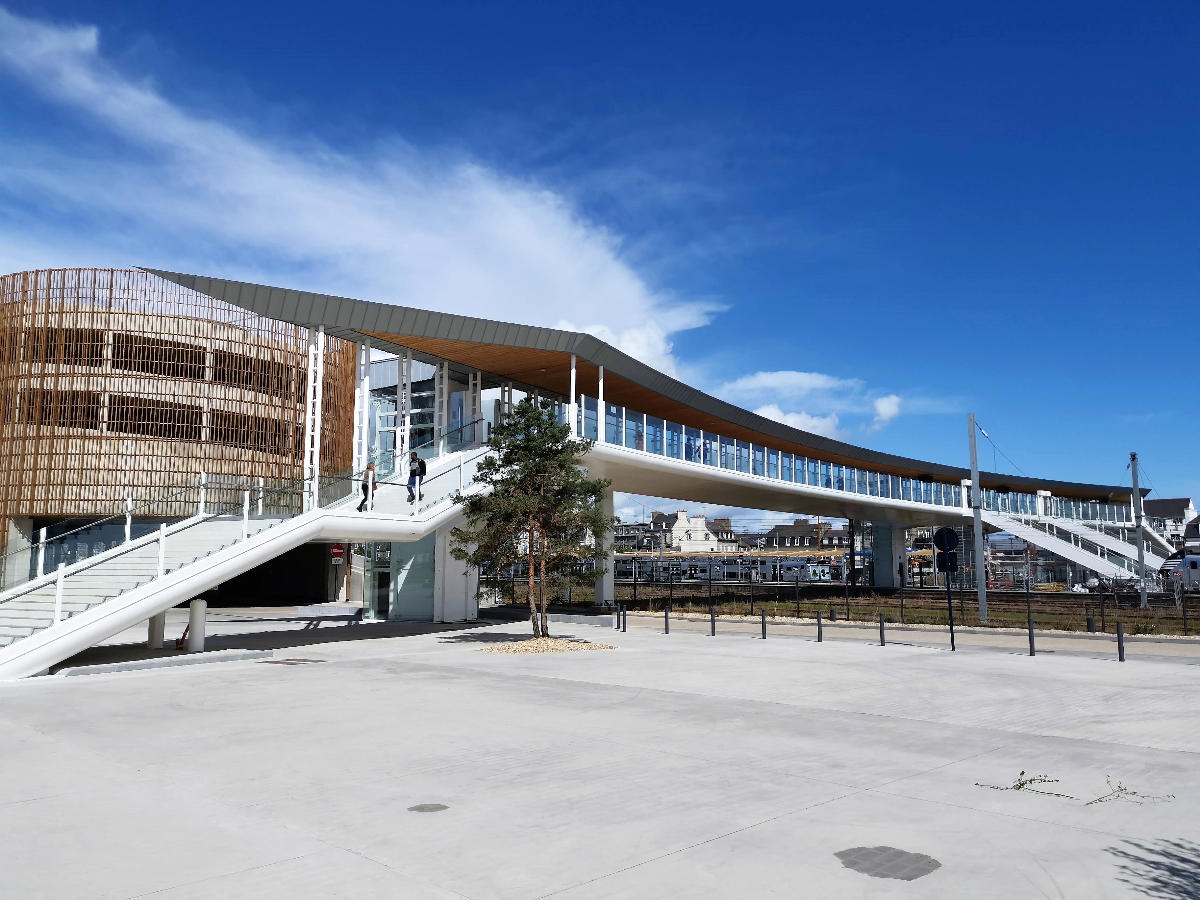 Passerelle de la Gare de Saint-Brieuc